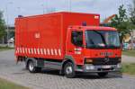 Gerätewagen-Nachschub Mercedes-Benz Atego 818 Aufbau Aluvan der Feuerwehr Vilvoorde, Aufnahme am 28.05.2011