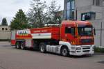 GTLF 20000/2000 MAN TGA 18.430 Aufbau Rosenbauer Belgium der Feuerwehr Beveren, Aufnahme am 17.09.2011