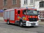 Tanklschfahrzeug Mercedes-Benz Axor 1930F Aufbau Vanassche der Feuerwehr Eupen, Aufnahme am 21/07/2010 in Brussel nach Anlass des Nationalfeiertags  
