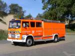 Tanklschfahrzeug Mercedes-Benz LP1113 Aufbau Vanassche der Feuerwehr Koksijde LZ Oostduinkerke, Aufnahme am 09.09.2006