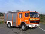 Tanklöschfahrzeug Renault GB 191 Aufbau Rosenbauer Belgium der Feuerwehr Koksijde, Aufnahme am 09.09.2006