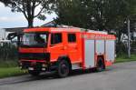 Gertewagen Mercedes-Benz 1124F Aufbau Vanassche der Feuerwehr Hoogstraten, Aufnahme am 27.08.2011