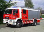 Tanklschfahrzeug TLFA 4000 MAN LE 18.280 Aufbau Rosenbauer der Feuerwehr Herentals, Aufnahme am 07.07.2007