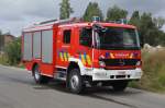 Tanklöschfahrzeug Mercedes-Benz Atego 1329 AF 4x4 Aufbau Vanassche der Feuerwehr Sint-Niklaas, Aufnahme am 15.09.2012