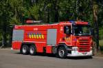 Schaumlöschfahrzeug Scania G 480 CB6x4MNZ Aufbau Rosenbauer der BF Antwerpen Wache Linkeroever, Aufnahme 22.04.2011