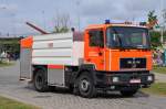 GTLF 8000 MAN 19.343 Aufbau Rosenbauer Belgium der Feuerwehr Vilvoorde, Aufnahme am 28.05.2011