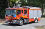 Tanklöschfahrzeug Scania Crewcab 94D 300 Aufbau Ziegler & Vanassche der Feuerwehr Zaventem, Aufnahme am 28.05.2011