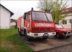 Feuerwehrwagen Steyr in der Stadt Kozarac am 15.