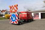 Feuerwehr Altenstadt (Hessen) IVECO Dayli GW-L mit VSA Anhänger am 14.03.20 bei einen Fototermin 