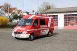 Feuerwehr Altenstadt (Hessen) Mercedes Benz Sprinter ELW am 14.03.20 bei einen Fototermin 