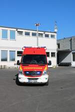 Feuerwehr Hattersheim Mercedes Benz Sprinter ELW am 09.10.21 bei einen Fototermin