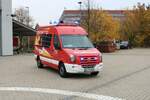 Feuerwehr Weinheim Stadt VW Crafter ELW am 30.10.21 bei einen Fototermin