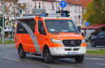 Ein MB Sprinter Einsatzleitfahrzeug (ELW 5317) der Berliner Feuerwehr am 04.10.22 Berlin Karlshorst.