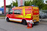 VW Crafter ELW der Feuerwehr Eppertshausen bei einer gro�en Waldbrand�bung Kreis Darmstadt Dieburg am 22.08.26 in Eppertshausen