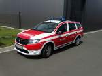 Dacia Combi der Werkfeuerwehr Industriepark Hanau Wolfgang am 01.06.14 beim Tag der Offenen Tür Feuerwehr Hanau Mitte  
