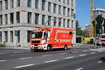 BF Frankfurt MAN TGM GW-AS am 02.06.19 bei der großen Parade zum Jubiläum 150 Kreisfeuerwehrverband Frankfurt