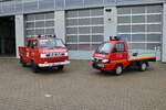 Feuerwehr Weinheim Stadt KEF und VW GW am 30.10.21 bei einen Fototermin