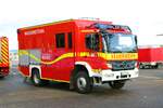 Feuerwehr Mainz Mercedes Benz Atego GW-Wasserrettung am 31.12.22 beim Silvesterschwimmen in Mainz am Rheinufer
