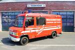 Feuerwehr Maintal Dörnigheim Mercedes Benz Vario GW-Wasserrettung (Florian Maintal 1-58-1) am 08.07.23 bei einen Fototermin. Danke für das tolle Shooting
