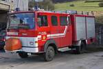 Iveco 75-16 gehörte früher der Freiwilligen Feuerwehr Betteldorf, aufgenommen im Norden von Luxemburg. 01.2024
