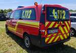 =MB Vito als Gerätewagen der Feuerwehr DORTMUND, abgestellt auf dem Parkplatz der 2025er Rettmobil in Fulda