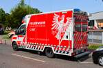 Mercedes Benz Sprinter 519 GW-Mess BF Frankfurt (Florian Frankfurt 1/70) am 24.05.26 beim Tag der offenen T�r der Feuer- und Rettungswache 3 in Frankfurt Nied
