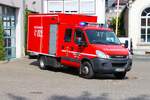 IVECO Daily 65C14 Magirus GW-IuK (Florian Darmstadt 1-14-1) Feuerwehr Darmstadt Eberstadt am 30.05.26 bei einen Fototermin.