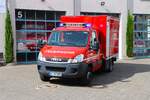 IVECO Daily 65C14 Magirus GW-IuK (Florian Darmstadt 1-14-1) Feuerwehr Darmstadt Eberstadt am 30.05.26 bei einen Fototermin.