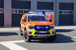 Berufsfeuerwehr Hanau Ford Ranger GW-Drohne (Florian Hanau 1-79-1) mit Anh�nger f�r den L�schroboter Magirus Wolf R1 am 07.06.26 beim Tag der offenen T�r