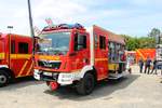 Feuerwehr Mühlheim am Main MAN TGM Lentner HLF20 am 26.05.19 beim Kreisfeuerwehrtag in Michelstadt (Odenwald)