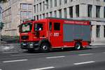 Feuerwehr Frankfurt am Main MAN TGM Feuerwehschule HLF20 am 02.06.19 bei der großen Parade zum Jubiläum 150 Kreisfeuerwehrverband Frankfurt