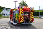 Feuerwehr Dreieich Sprendlingen MAN TGM Lentner HLF20/16 (Florian Dreieich 4-46-1) am 05.07.25 bei einen Fototermin.