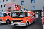 Feuerwehr Kassel Mercedes Benz Atego DLK 23/12 am 25.08.19 beim Tag der offenen Tür