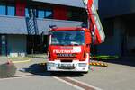 Feuerwehr Groß Gerau IVECO/Magirus DLK 23/12 am 03.07.22 beim Tag der offenen Tür