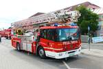 Feuerwehr Münster Mercedes Benz Econic TGM am 09.07.22 beim Kreisfeuerwehrtag der Feuerwehr Münster