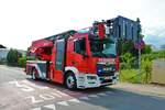 MAN TGM/Rosenbauer DLK 23/12 Vorführfahrzeug am 09.07.22 beim Kreisfeuerwehrtag der Feuerwehr Münster