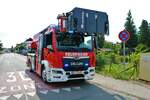MAN TGM/Rosenbauer DLK 23/12 Vorführfahrzeug am 09.07.22 beim Kreisfeuerwehrtag der Feuerwehr Münster