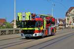 Berufsfeuerwehr Basel Mercedes Benz Econic DLK am 11.07.23 in Basel 