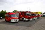Feuerwehr Rodgau Süd Mercedes Benz Sprinter ELW, Scania HLF und Mercedes Benz Atego DLK am 30.05.24 