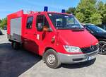 =MB Sprinter als KLF der Hünfelder Stadtteilfeuerwehr DAMMERSBACH, steht auf dem Gästeparkplatz anl. der Feierlichkeiten  100 Jahre Feuerwehr HÜNFELD  im Juni 2025