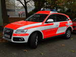 Berufsfeuerwehr Frankfurt am Mai Audi Q3 KdoW A-Dienst am 28.10.17 in Rödelheim bei der Jugendfeuerwehr Abschlussübung   