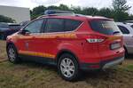 =Ford Kuga als Kommandowagen der Feuerwehr NEUNKIRCHEN-SEELSCHEID, gesehen im Mai 2024 auf dem Besucherparkplatz der RettMobil