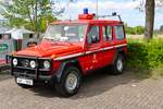 Feuerwehr Klein Kotzenburg Mercedes Benz G-Klasse Kdow bei der Waldbrandübung Bulau Blaze des Kreis Offenbach am 26.04.25 in Rödermark Ober Roden
