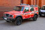 Feuerwehr Münster (Hessen) INEOS Grenadier KdoW am 10.05.25 bei einer Fahrzeugübergabe