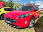 =Ford Kuga als Kommandowagen der Feuerwehr ESCHWEILER, abgestellt auf dem Parkplatz der 2025er Rettmobil in Fulda