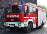 Feuerwehr Frankfurt am Main (Stadtteil Bergen) IVECO/Magirus LF10/10 am 30.04.16 am Mainufer beim Jugendfeuerwehrfest 