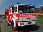 Feuerwehr Frankfurt am Main (Stadtteil Nieder-Eschbach) IVECO/Magirus LF8/12 am 30.04.16 am Mainufer beim Jugendfeuerwehrfest
