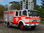 Feuerwehr Frankfurt Mercedes Benz Wasserspassmobil der Jugendfeuerwehr am 30.04.16 am Mainufer