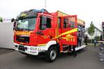 Lentner MAN TGM Vorführfahrzeug (H)LF-20 am 18.05.18 auf der RettMobil in Fulda