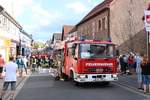 Feuerwehr Bruchköbel IVECO Magirus LF10 am 20.06.19 bei einer Großübung in Bruchköbel 